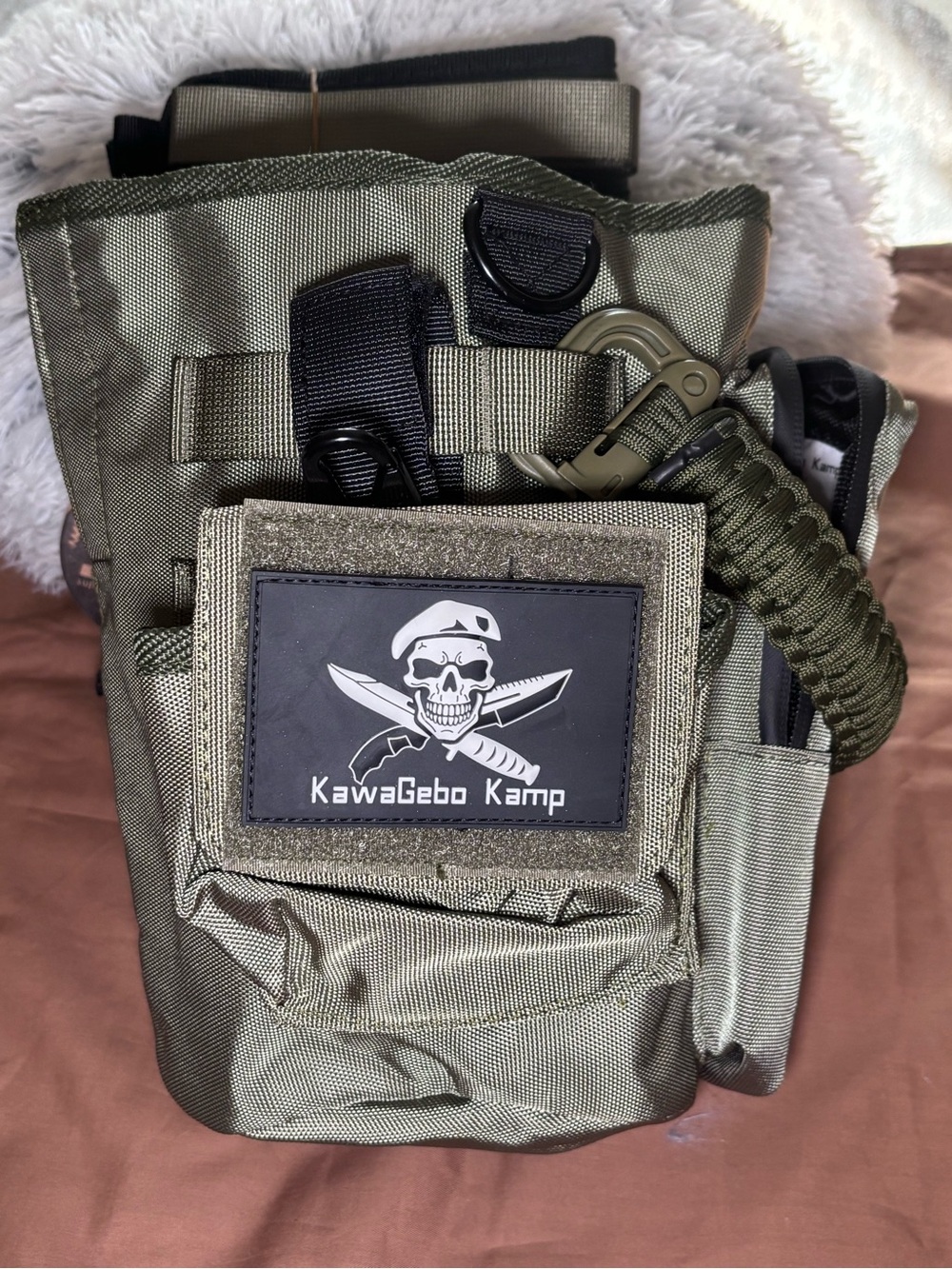 tactical water bottle carrier pouch manufactured by KawaGebo Kamp